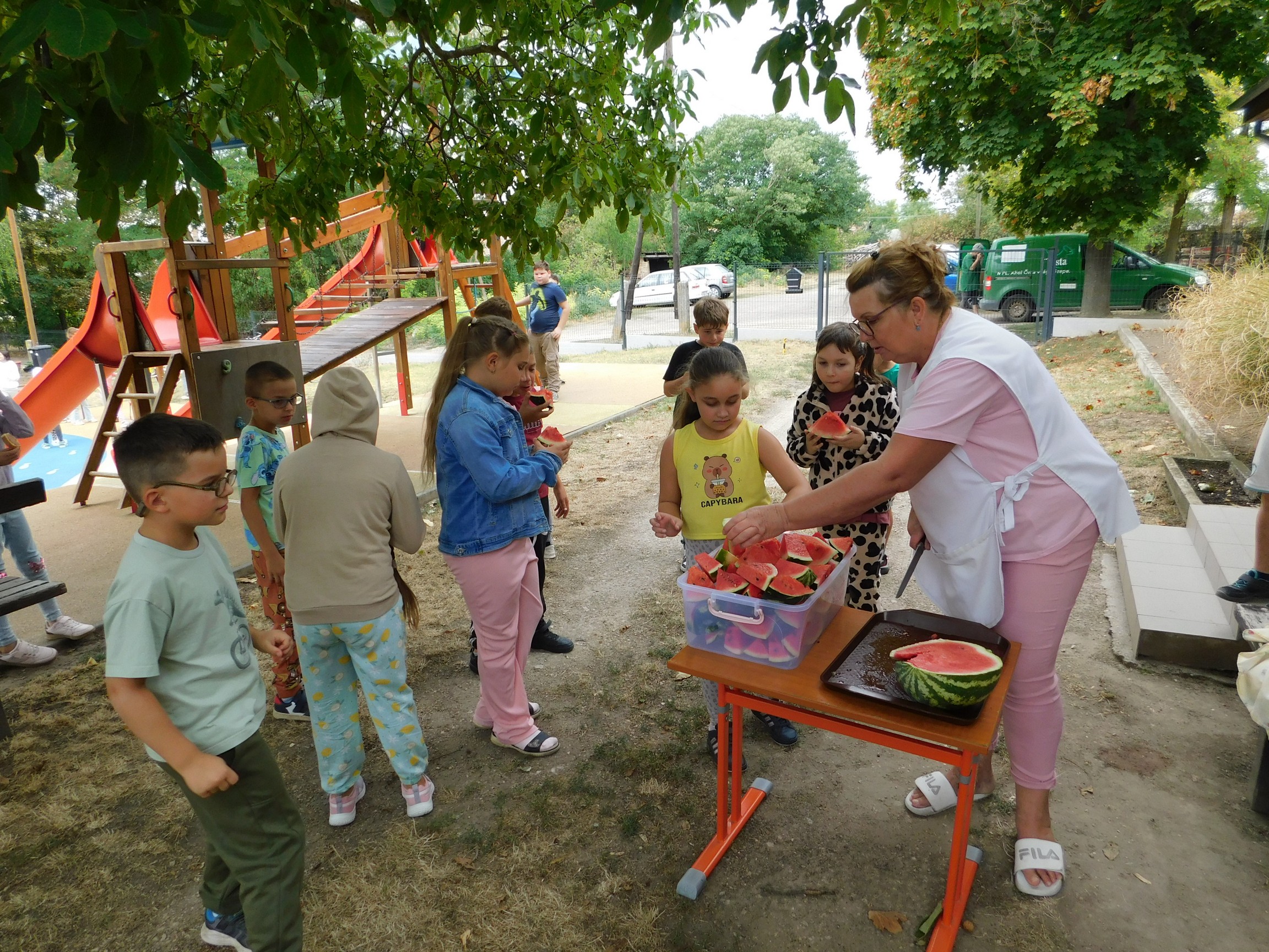 Dinnyelakoma a Czebe farmról